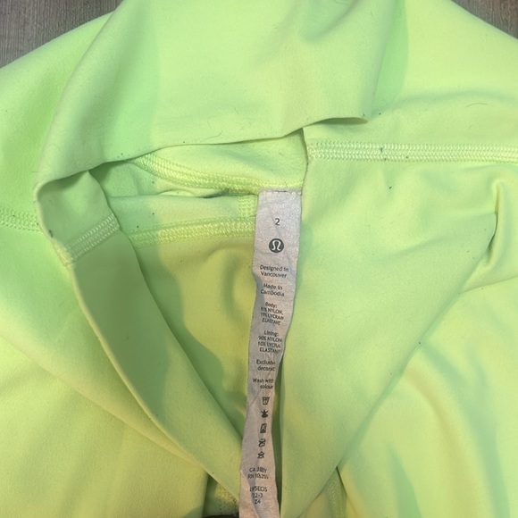 lululemon align lime green leggings - Picture 2 of 3